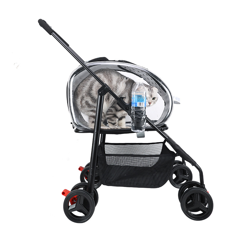 Lightweight and foldable dog stroller